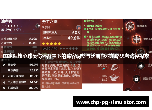 国家队核心球员伤停背景下的阵容调整与长期应对策略思考路径探索